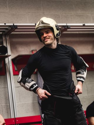 👨🏻‍🚒 Kryštof Hrabík dnes zaslouženě! 👏🏻 🎫 Vstupenky na neděli: hcsparta.cz/vstupenky